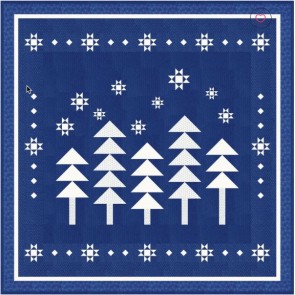 Winter Walk in the Woods Quilt Kit 